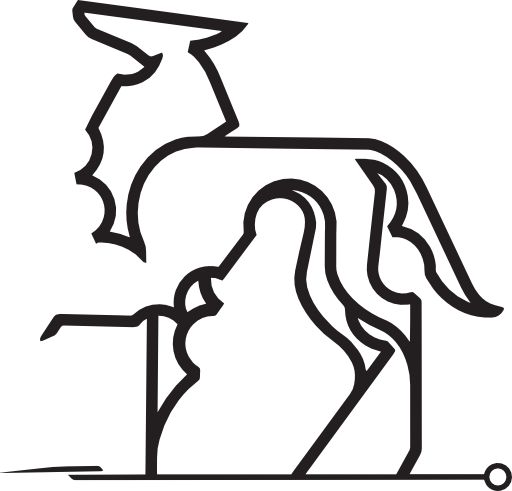 Logo - złoty pies